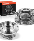 Front Wheel Bearing And Hub Assembly Pair For BMW 525i 530i 540i Z8 1997 To 2003 Replacement With Beefy Ball Bearing