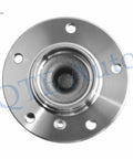 Front view of Pair Of Front Wheel Hub Bearing Assemblies Replacement For 2006 2013 BMW 1 Series 128i 135i 135is 328i 323i 325i 325ci Front Wheel Bearing Kit For 3.0L Inline Six Engines