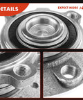 Front Wheel Bearing And Hub Assembly For BMW 745i 745Li 750i 750Li 760i 760Li Alpina B7 2002 to 2008 Direct Fit OEM Replacement