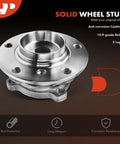 Front Wheel Bearing And Hub Assembly For BMW 745i 745Li 750i 750Li 760i 760Li Alpina B7 2002 to 2008 Direct Fit