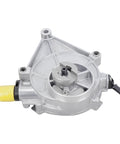 Premium Direct Replacement Brake Vacuum Pump For BMW And Mercedes Vehicles 2010 To 2018 fitment, side view, metallic part