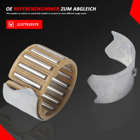Six Pack Needle Roller Bearings For BMW 2000 2019 Replacement Part 11377615379 shown with metal casing and roller elements