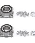Rear Wheel Bearing Hub Assembly Set Of 2 For BMW Includes X5 2000 To 2006 6 Series 645Ci 650i XDrive with bolts