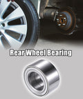 Rear Wheel Bearing Set For BMW Fits 128i 1991-2013 318i 318is 320i 323i 325Ci 325i 325is 325iX 328Ci 328i 328is Silver Tone Pack Of 1 Plug And Play Ready
