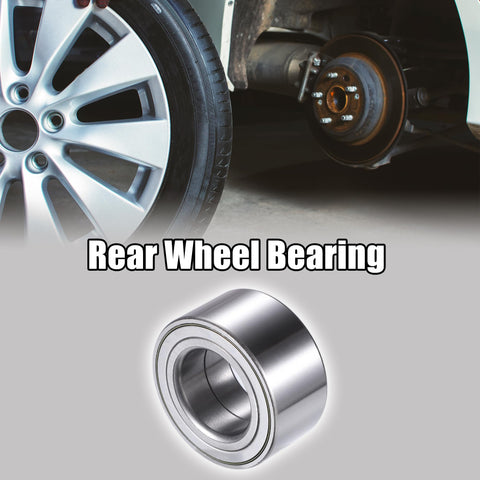 Rear Wheel Bearing Set For BMW Fits 128i 1991-2013 318i 318is 320i 323i 325Ci 325i 325is 325iX 328Ci 328i 328is Silver Tone Pack Of 1 Plug And Play Ready