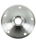 Rear Wheel Bearing And Hub Assembly Kit, 2 Piece Replacement For BMW Models Including 318i 325i 328i 323i 325Ci From 1992 To 2006 Easy Install DIY Friendly OEM Quality Upgrade shown in a top view focusing on metal hub component.