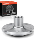 Rear Wheel Hub For BMW RWD Cars 1992-2005 Fits 318i 318is 323Ci 323i 323is 325Ci 325i 325is 328Ci 328i 328is Heavy Duty Replacement With High Load Capacity And Easy Install, shown with packaging box