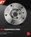 Front view of rear wheel hub for BMW fits 1991 to 2010 models including 325xi 330Ci 330i 330xi 525i 530i 535i 545i 550i