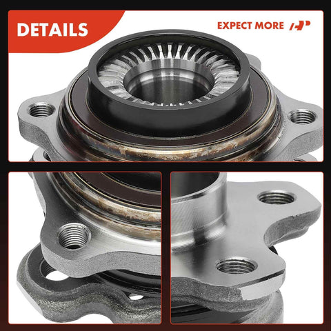 Close-up of a Front Wheel Bearing And Hub Assembly For BMW 330e xDrive 330i xDrive 530e xDrive 530i xDrive 430i xDrive