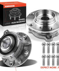 Front Wheel Bearing And Hub Assembly Pair For BMW 525i 530i 540i Z8 1997 To 2003 Replacement With Beefy Ball Bearing