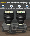 Rear Air Suspension Bag Kit Replacement For X5 E70 And X6 E71 E72 2007 To 2014 Pair Of Air Springs Compatible With OEM Numbers