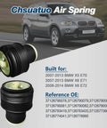 Rear Air Suspension Bag Kit Replacement For X5 E70 And X6 E71 E72 2007 To 2014 Pair Of Air Springs Compatible With OEM Numbers