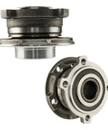 Front Wheel Bearing Hub Assembly For BMW X5 2007 To 2018 And BMW X6 2008 To 2019 Direct Fit Replacement Kit shown in side view