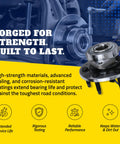 Drop In Wheel Bearing And Hub Assembly For BMW X5 And X6 2007 Through 2019 Direct Fit Replacement Front Or Rear No Fuss Installation With OE Style Precision And Durable Wheel Hub Unit