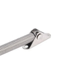 Boat hatch support spring, Jonlaki, 250mm, 316 stainless steel with mounting bracket (close-up)