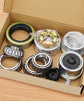 Two Sets 3500 LB Boat Trailer Axle Bearing Kits For 1 1/16 To 1 3/8 Inch Axles Includes L68149 And L44649 Bearings 171255TB
