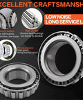 Boat Trailer Axle Bearing Kit For 5200 7000 Lb Tandem Axles With D42 Spindle From Tuijodaix shown with bearings and service info.