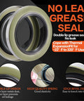 Boat Trailer Axle Bearing Kit For 5200 7000 Lb Tandem Axles With D42 Spindle From Tuijodaix grease seal features shown