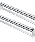 Boat Trailer Roller with Bracket Set 1.5" Diameter Conveyor Kayak Metal Roller with Bracket for Transporting Raft Industrial Use