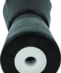 Front view of 11215-1 Heavy Duty Boat Trailer Roller, Rubber Shaft Keel, Black, 7.5-Inch x 5/8-Inch for smooth motion.