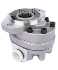 Getanye Hydraulic Gear Pump 7000311 Replacement for Bobcat S70 Skid Loader in silver metal, front view