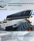 Beefed Up Heavy Duty Lift Arm Hydraulic Cylinder Replacement For Bobcat Skid Steer Loaders 753 763 Mustrod installed on machine