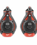 Two-Pack 100 Ft Bold Line Chalk Reel With StripGuard Clutch Delivers Fast, Precise Line Marking For Construction, Carpentry And Masonry