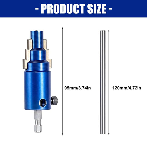 Bolt Extraction Drill Attachment Be The Go To Tool For Quick Emergency Repairs With 3 Size Adaptability, 95mm Ergonomic Hex Shank