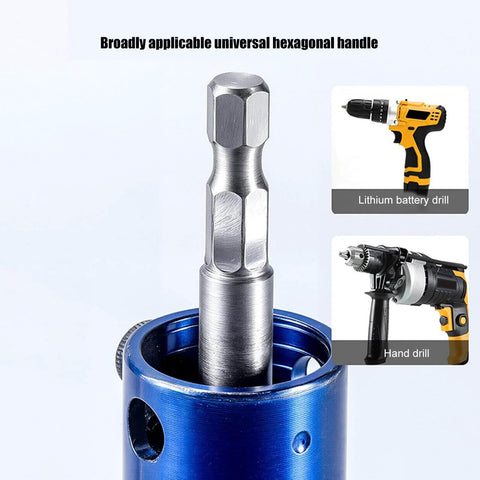 Bolt Extraction Drill Attachment Be The Go To Tool For Quick Emergency Repairs With 3 Size Adaptability, 95mm Ergonomic Hex Shank