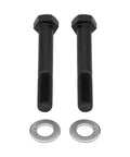 Upgrade your 2005-2023 Ford F-250/F-350 4WD with a 2.5 inch front leveling kit featuring billet aluminum spacers and shock mount extenders