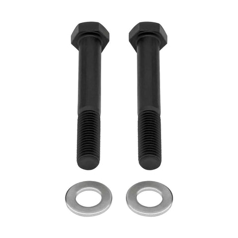 Upgrade your 2005-2023 Ford F-250/F-350 4WD with a 2.5 inch front leveling kit featuring billet aluminum spacers and shock mount extenders