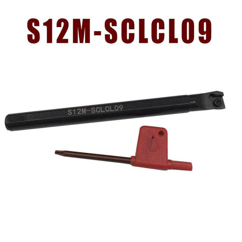 Holder Boring Bar For CNC Lathe GBJ 12mm Diameter 150mm Length 95 Degree Angled Tool Includes One CCMT09T304 Insert