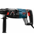 Side view of One And One Eighth Inch SDS-Plus Bulldog Xtreme Max Rotary Hammer For Concrete Drilling And Chiseling In Masonry with Bosch branding
