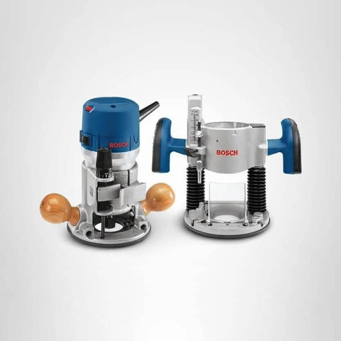 1617EVSPK Combo Router With Plunge And Fixed Base, 2.25 HP Motor, 8,000 to 25,000 RPM, Quick Clamp Base Swap, front view