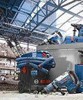 Various views of One And One Eighth Inch SDS-Plus Bulldog Xtreme Max Rotary Hammer for concrete drilling and chiseling in masonry.