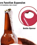 Red bottle opener from the ✝️ Drywall Panel Lifter, Door Hanging Tool, Multifunctional Drywall Installation Tool set