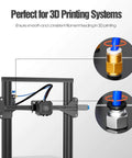 Push To Connect Bowden PTFE Tube Fittings PC4 M10 And PC4 M6 for 1.75mm filament on 3D printer frame