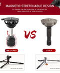 75mm Bowl Adapter With Retractable Handle And Aluminum Alloy Half Ball Leveling Base comparison with other adapter