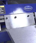 Close-up of 24 Inch Box And Pan Sheet Metal Brake With Five Adjustable Fingers for small shops, bending surface visible.