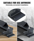 Installation brackets for Box and Pan Brake 48 Inch Sheet Metal Bender for 0 to 130 Degree Bends with 0.31 Inch Blade