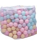 BPA Free Crush-Proof Plastic Ball Pit Balls with Storage Bag, 400 Balls in 6 Pastel Colors for Toddlers Kids 12+ Months.