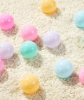 BPA Free Crush-Proof Plastic Ball, Pit Balls with Storage Bag, Toddlers Kids 12+ Months, Pack of 400 Balls, 6 Pastel Colors on carpet