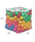 BPA Free Crush-Proof Plastic Ball Pit Balls with Storage Bag, Toddlers Kids 12+ Months, Pack of 400 Balls, 6 Bright Colors