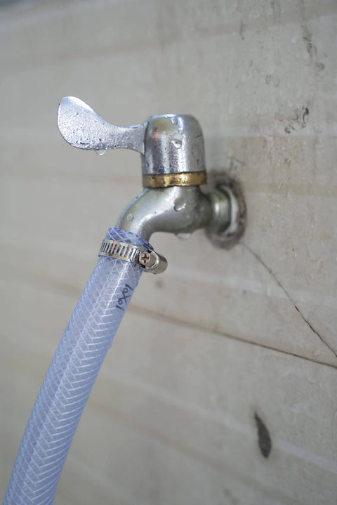 High Pressure Braided Clear Flexible PVC Tubing Three Quarter Inch Internal Diameter Ten Feet Long With 200 PSI Working Pressure