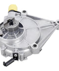 Premium Direct Replacement Brake Vacuum Pump For BMW And Mercedes Vehicles 2010 To 2018 shown from top view