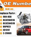 Brake Vacuum Pump For Ford F-150 Expedition Transit And Lincoln Navigator 3.5L Engine 2013-2020 with replacement part numbers