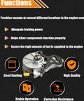 Built To Last Brake Vacuum Pump Replacement OEM 12686657 with diagram of functions and benefits for Chevy Impala 2014-2019.