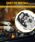 Mechanic installs Premium Brake Vacuum Pump Replacement For GM Vehicles Cruze Malibu Spark Buick Encore GMC Terrain