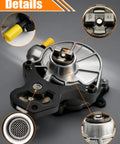 Close-up of Built To Last Brake Vacuum Pump Replacement OEM 12686657 for Chevy Impala, showing detailed components and metal finish.