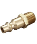Brass Quarter Inch NPT Male Air Hose Quick Connect Adapter Kit Industrial Type D Coupler And Plug Set Air Compressor Fittings